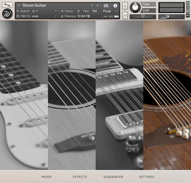 Wavesfactory Strum Guitar - UI 2