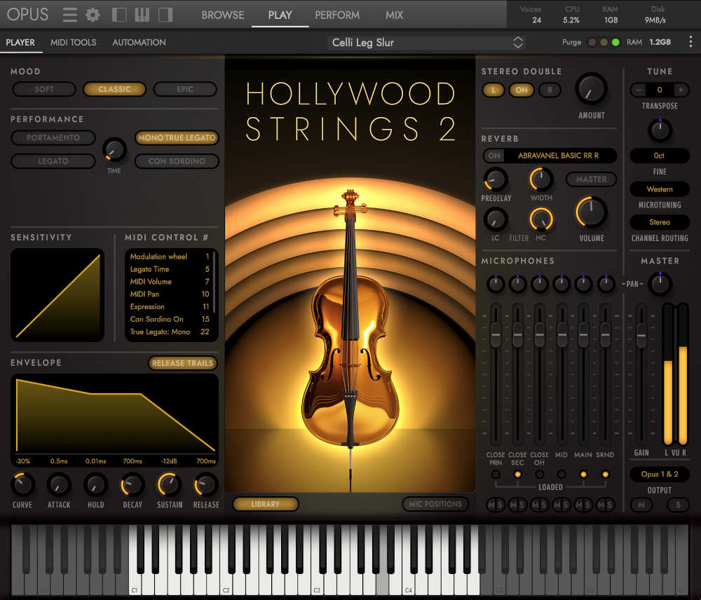 Hollywood Strings 2 - UI 1