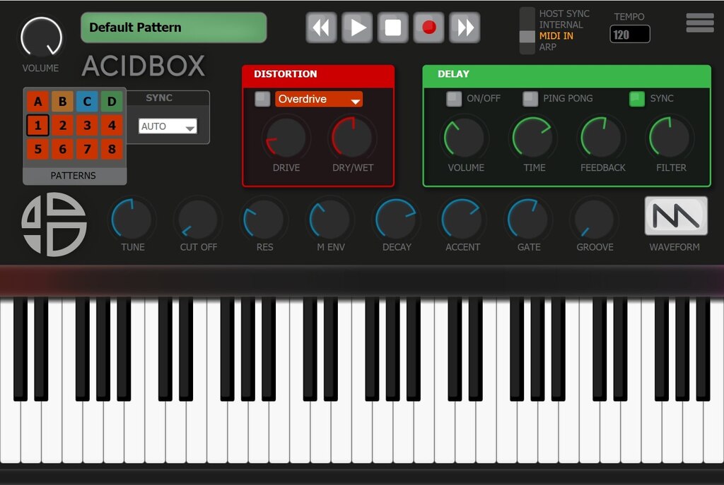 Audio Blast Acidbox V2 - GUI 4