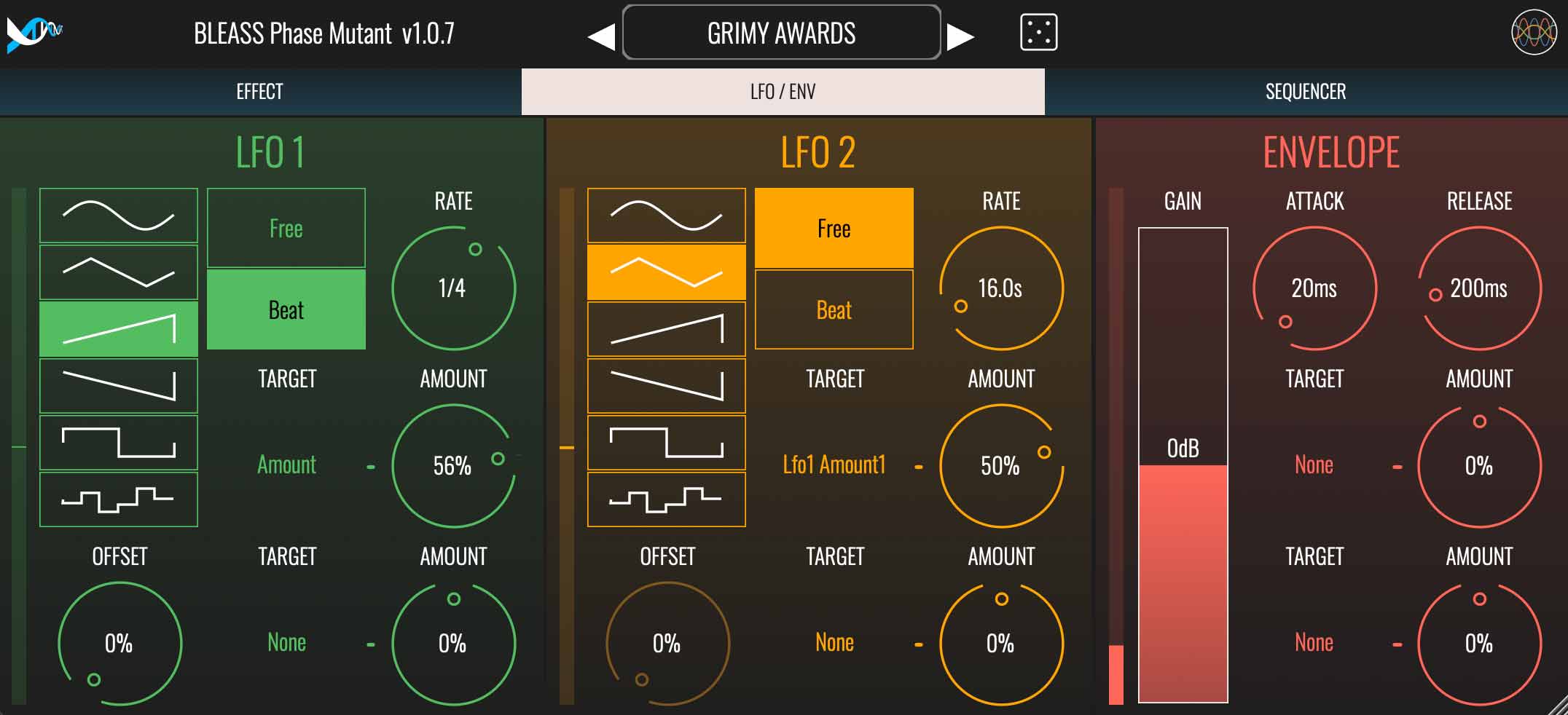 BLEASS Phase Mutant - GUI Image 5