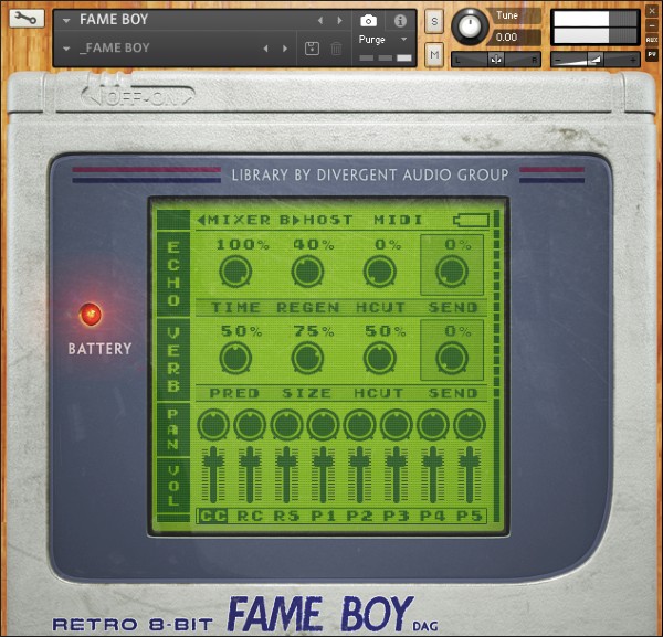 Divergent Audio Group - Fameboy - UI 01