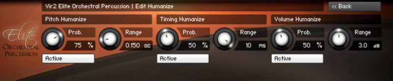 Vir2 Instruments Elite Orchestral Percussion - Humanize