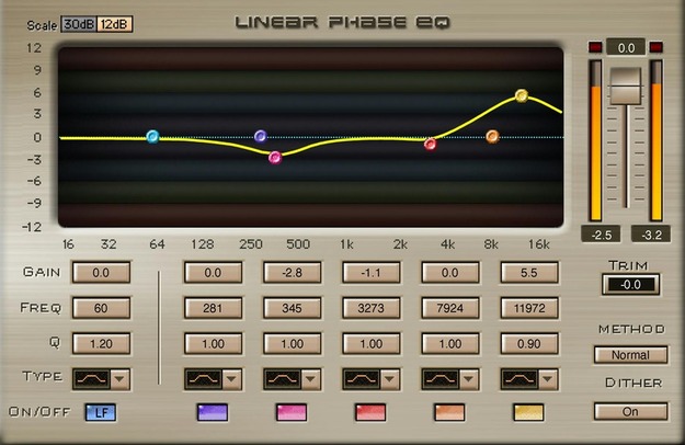 Linear Phase EQ screenshot