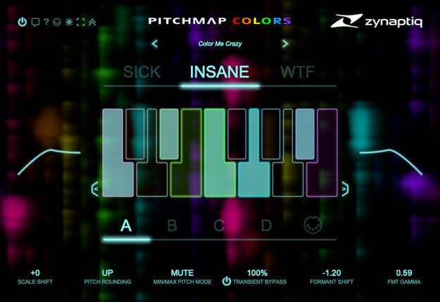 Get 50% off PITCHMAP::COLORS by Zynaptiq. The discounted price is $49.