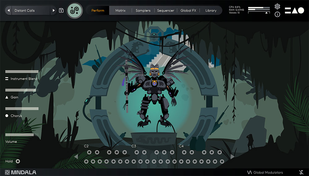MNTRA Instruments Huracan - User Interface