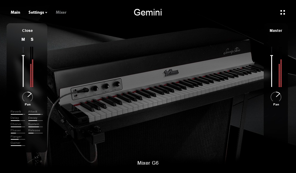 Muze Gemini - Mixer GUI