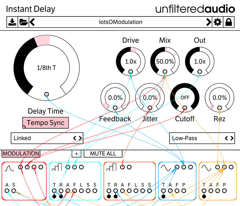 Unfiltered Audio Instant Delay - UI 1