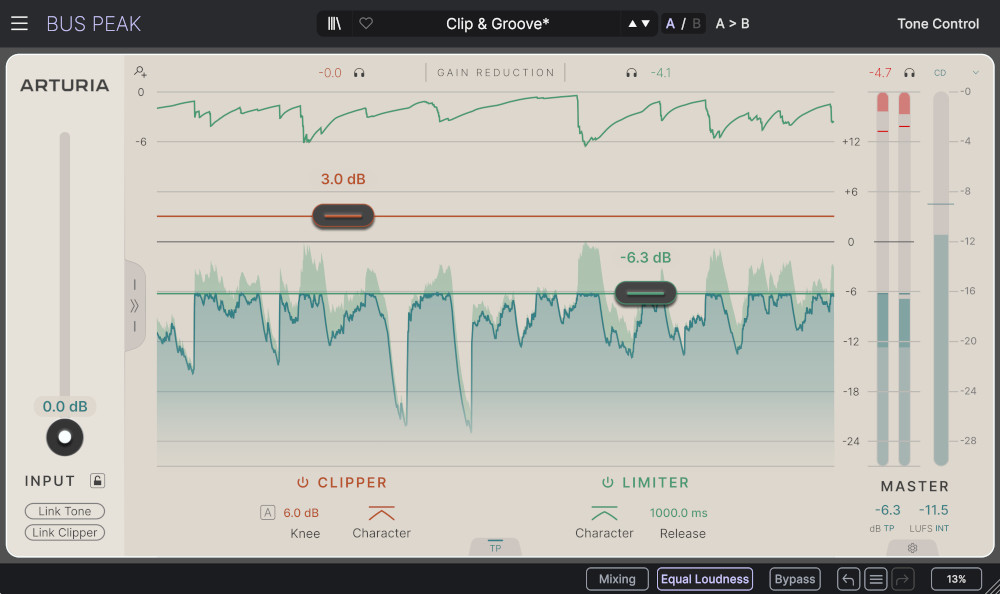 Bus PEAK - Main UI White