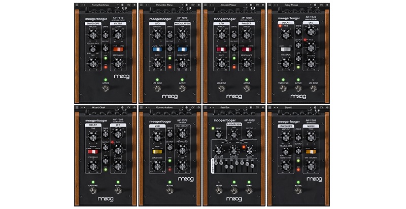 Moog Moogerfooger Effects Plugin Bundle All UIs