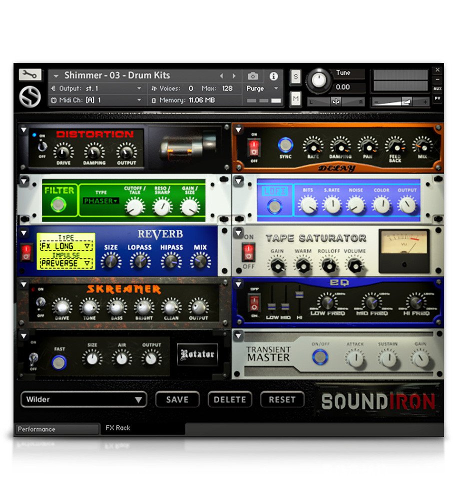 Shimmer - Kontakt User Interface