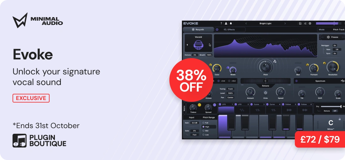 Minimal Audio Evoke Sale (Exclusive)