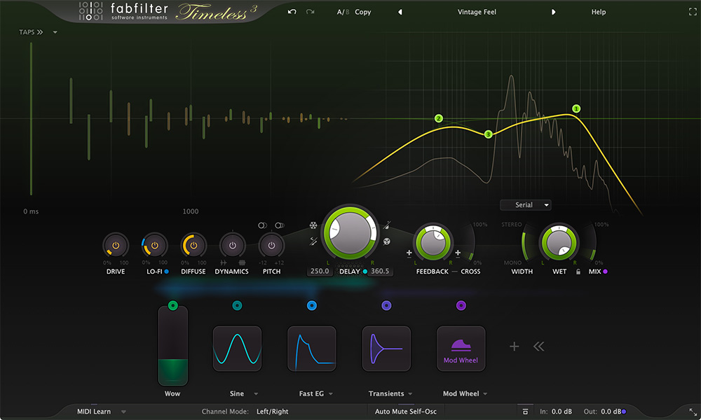FabFilter Timeless 3 - User Interface