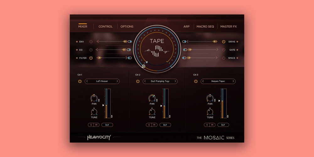 Mosaic Tape - Main UI