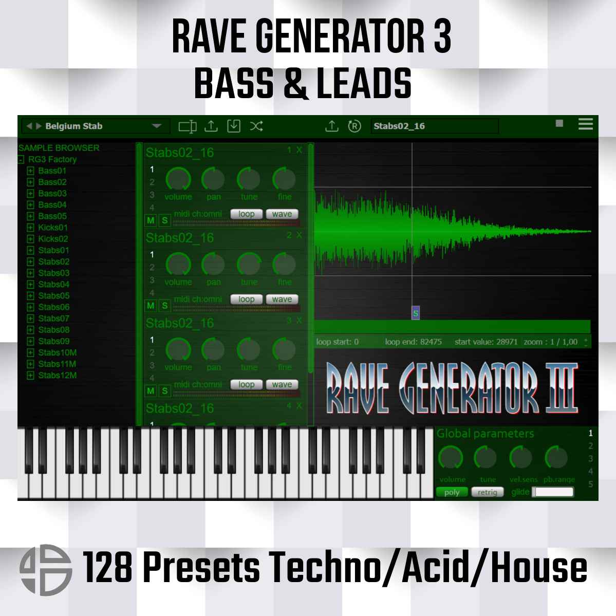 Audio Blast Hard Techno Bundle - Rave Generator 3 Techno and House Presets