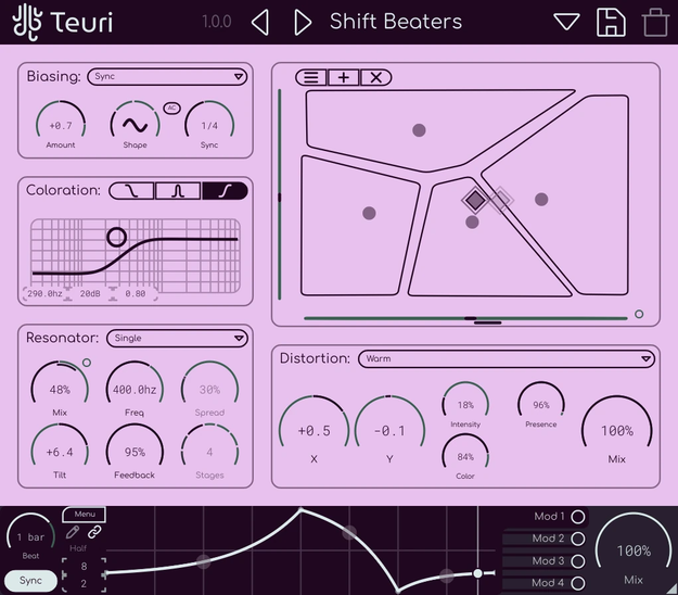 Teuri interface