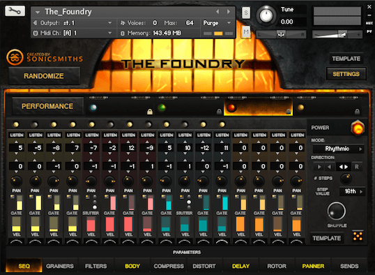 Big Fish Audio The Foundry - GUI 2