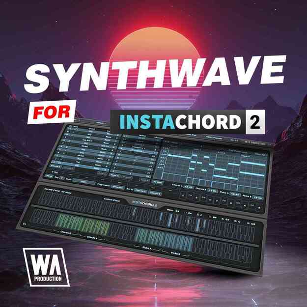 Synthwave for InstaChord 2 interface