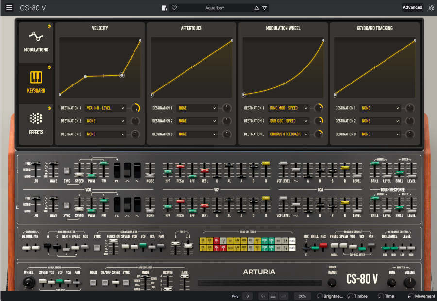 CS-80 V4 - Keyboard UI