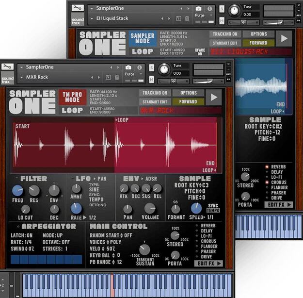 Sampler One interface