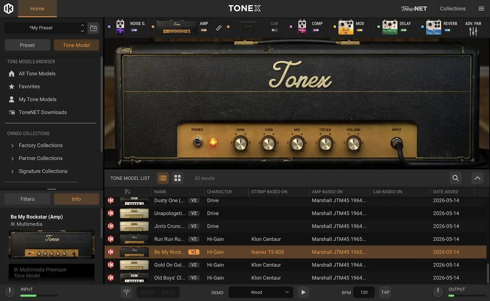 TONEX Royal 45 Legends