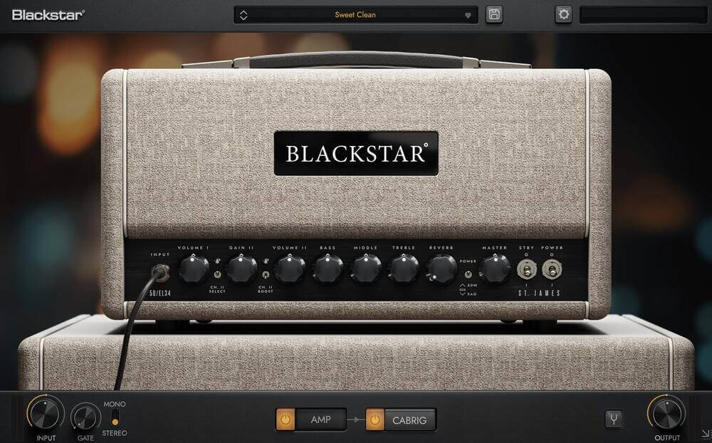 Blackstar St. James EL34 Plugin - GUI