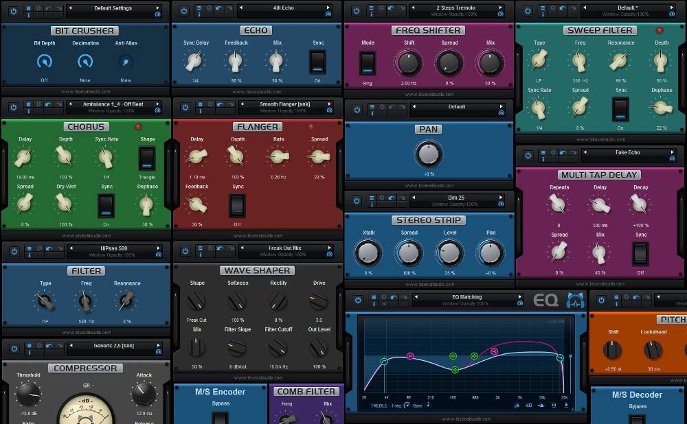 Blue Cat's PatchWork - Built-In FX