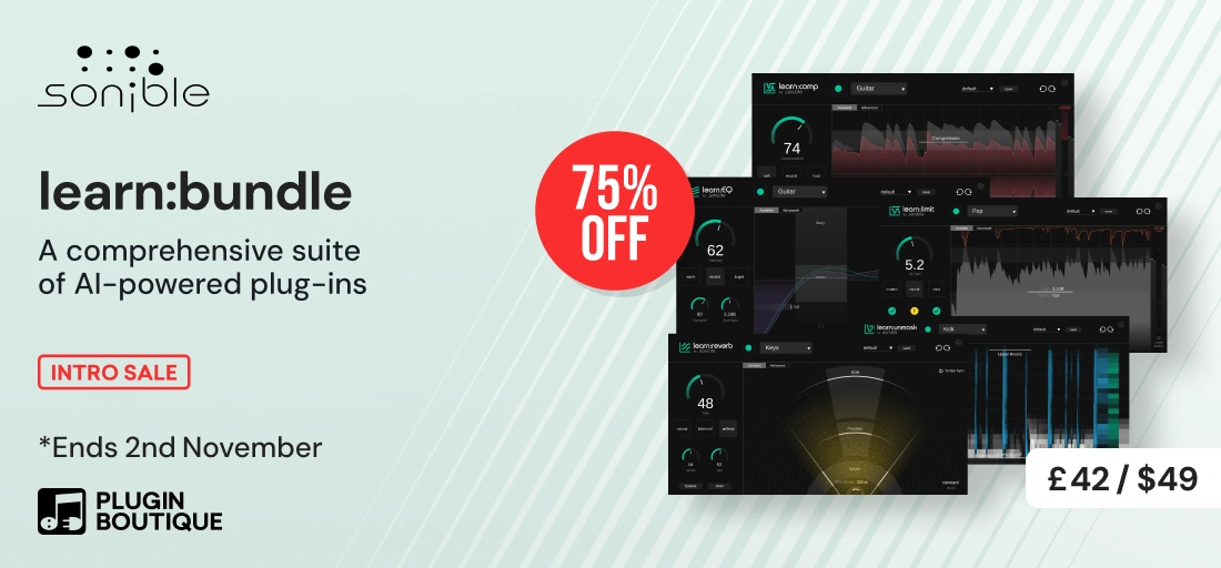 sonible learn:series Intro Sale