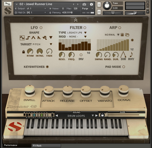 Soundiron Jewel Runner 49 - Advanced GUI