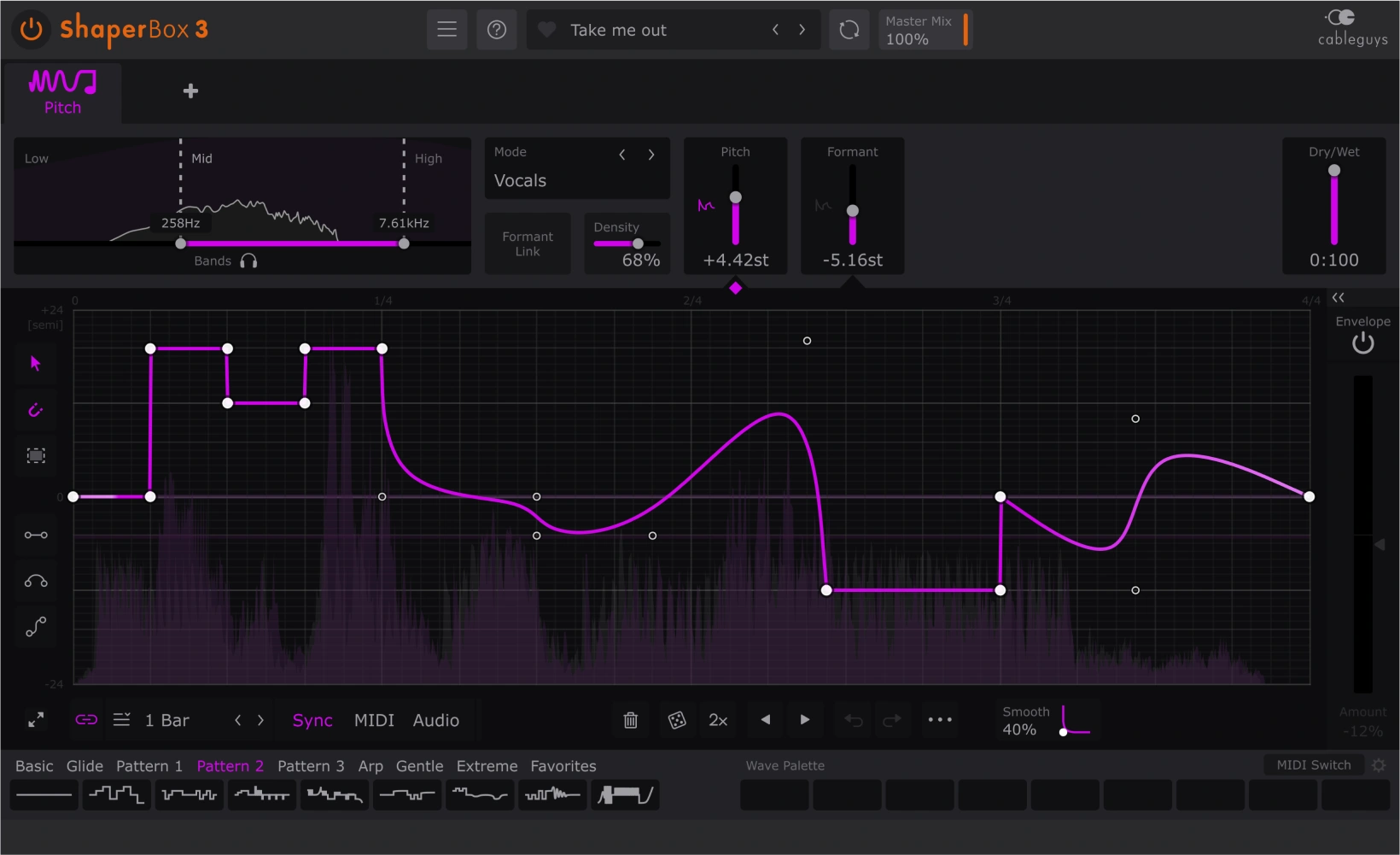 PitchShaper - User Interface