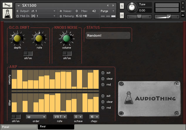 SX1500 User Interface 2