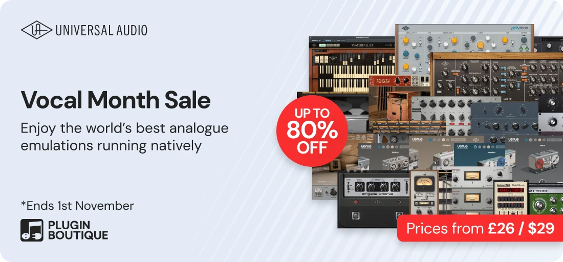 Universal Audio Vocal Month Sale