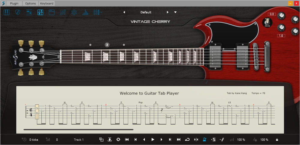 Ample Guitar Vintage Cherry - UI 4