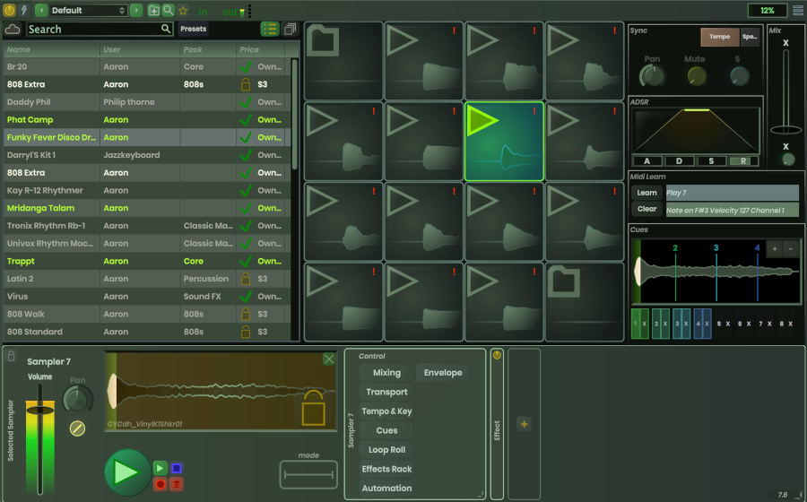 Stagecraft Armory - User Interface