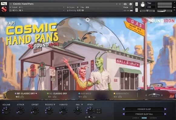 Soundiron Cosmic Hand Pans - GUI 1