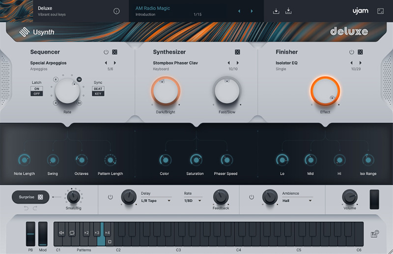 ujam Usynth Deluxe - GUI