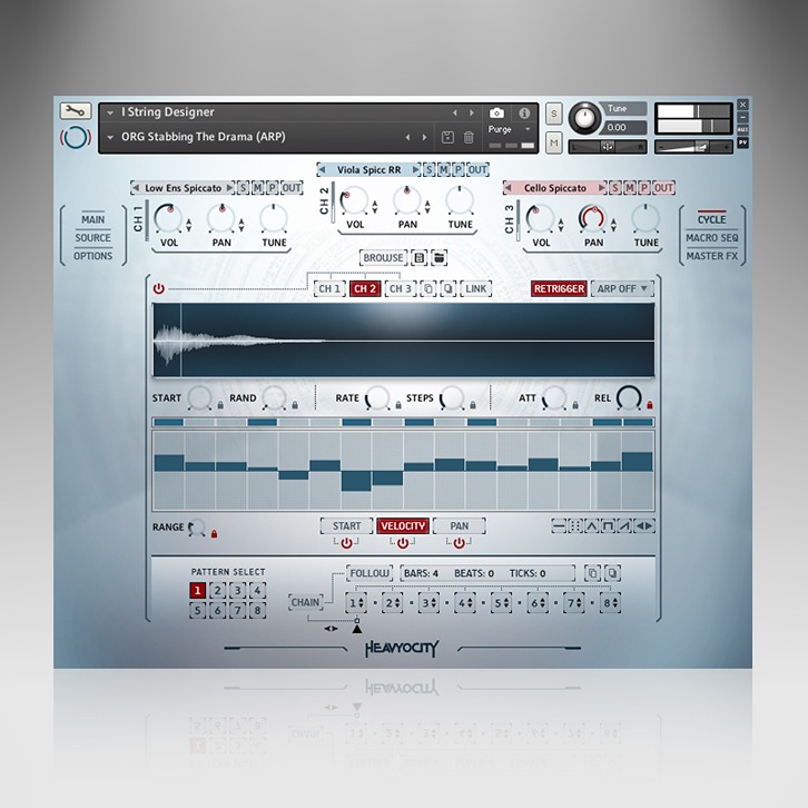 NOVO Modern Strings - User Interface (CYCLE)