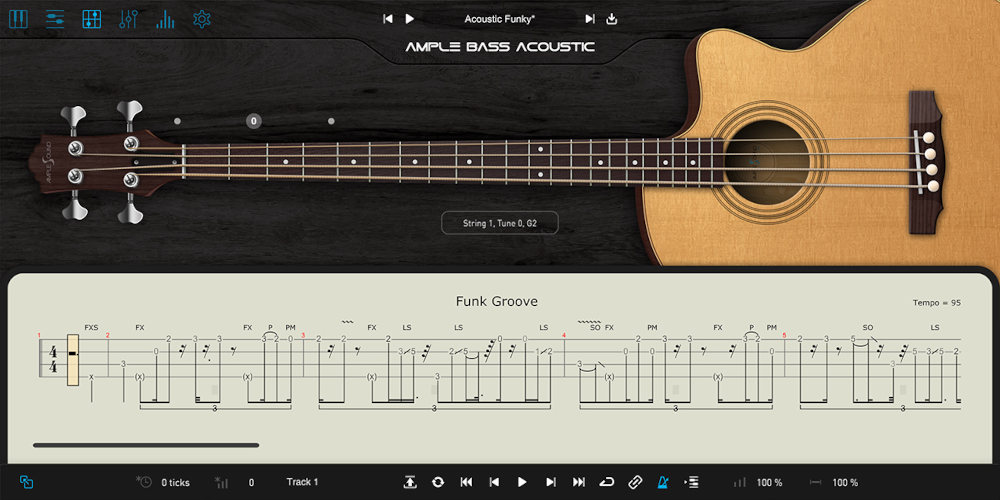 Ample Bass Acoustic - UI 3