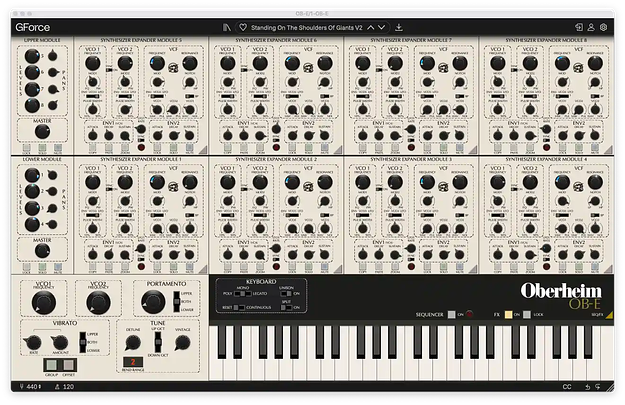 Oberheim OB-E interface