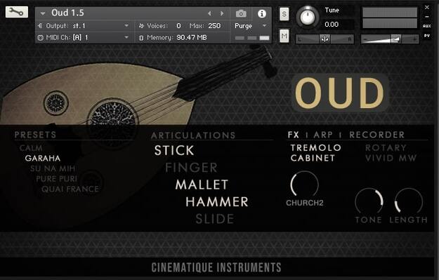 Buy Oud V1 5 Kontakt Instrument Plugin Boutique