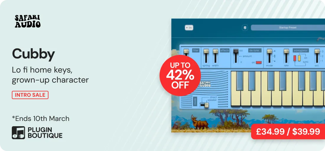 Safari Audio Cubby Intro Sale