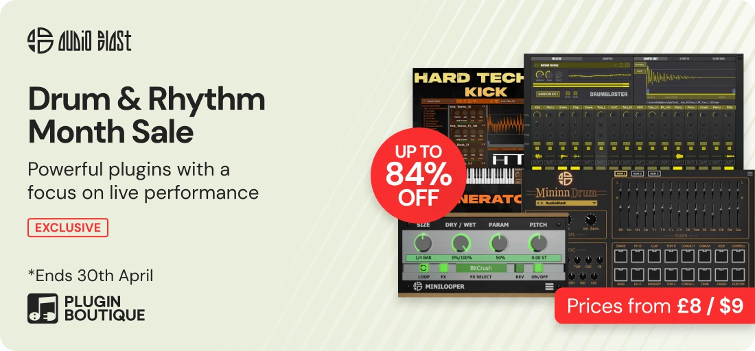 Audio Blast Drum & Rhythm Month (Exclusive)