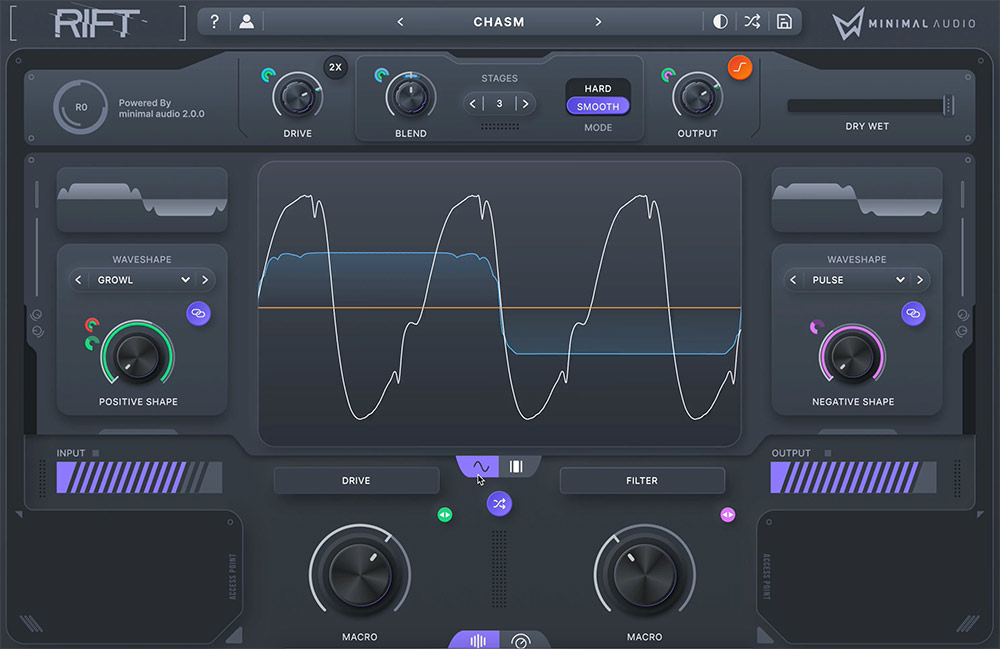 Minimal Audio Rift 2.0 - Dark Mode Play View