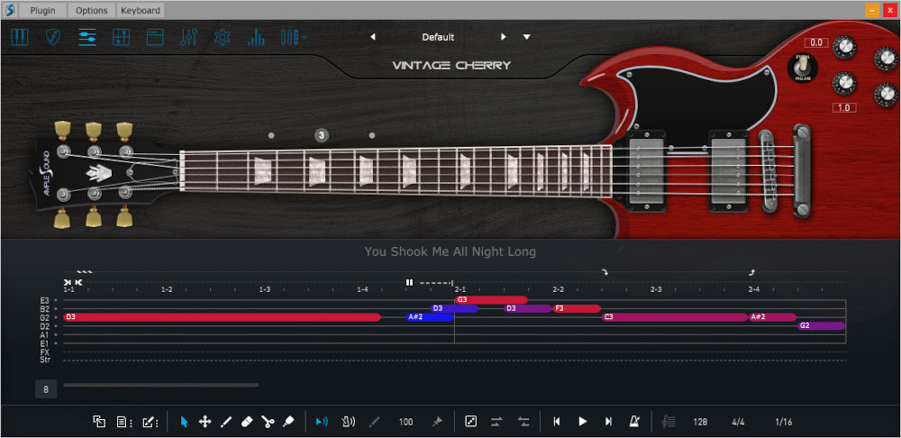 Ample Guitar Vintage Cherry - UI 2