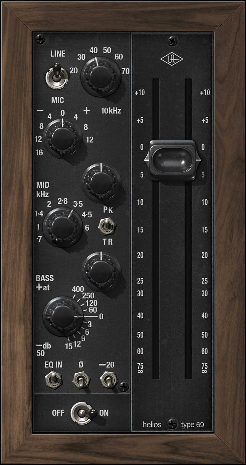 Universal Audio Audio Helios Type 69 EQ and PreAmp