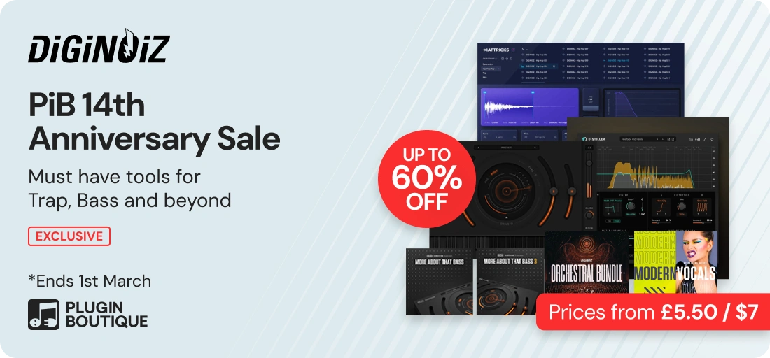 Diginoiz x Plugin Boutique 14th Anniversary Sale (Exclusive)