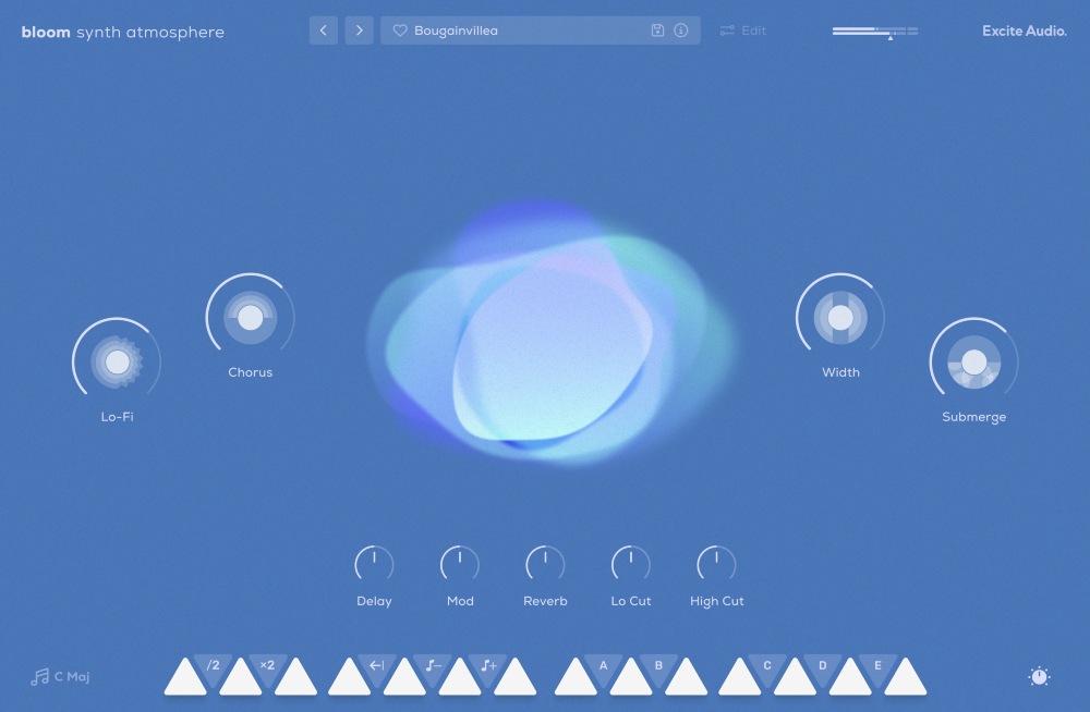 Bloom Synth Atmosphere Lite - Play Page with FX