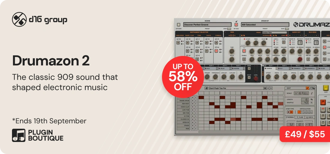 D16 Group Drumazon 2 909 Day Sale
