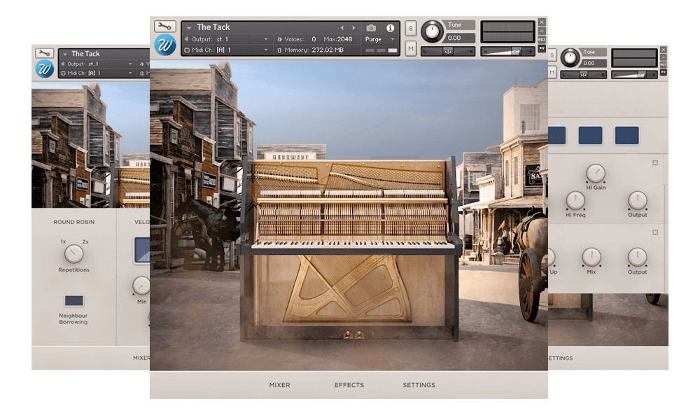 Wavesfactory The Tack Piano - User Interfaces