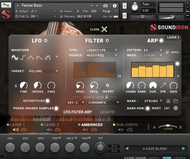 Soundiron Twine Bass - Strums