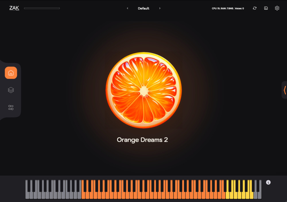 Orange Dreams 2 Lite - GUI